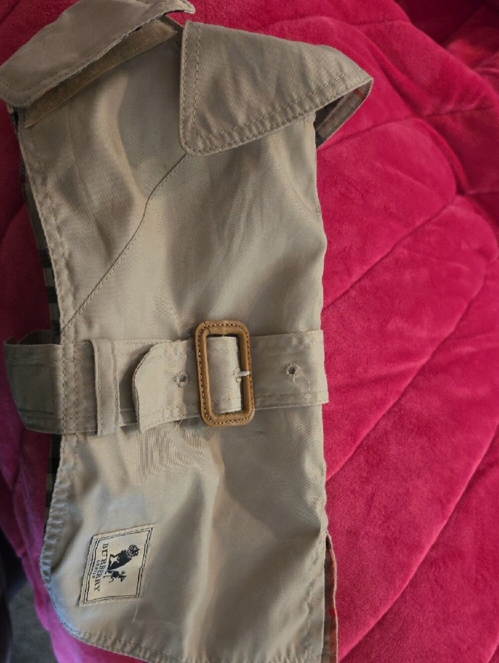 Burberry Dog Jacket - Picture 2 of 3
